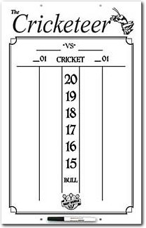 Large Dart World Dry Erase Scoreboard