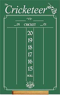 Large Cricketeer Chalk Scoreboard