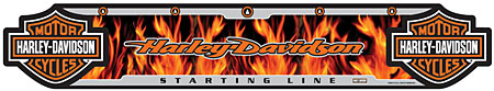 Harley Flames Throw Line