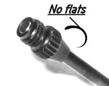 No Flat Surface to interfere with Air-Flow