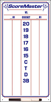 New small Wild Mouse,Extended Cricket Dry Erase scoreboard