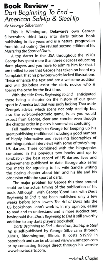 Patrick Chaplin Dart Book Review