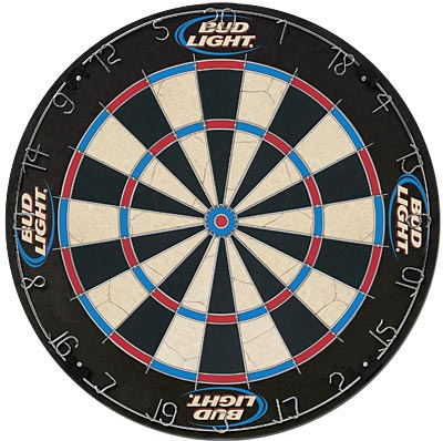Bud Light dartboard