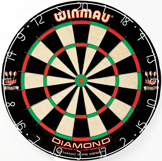 Winmau Diamond Plus bristle dartboard