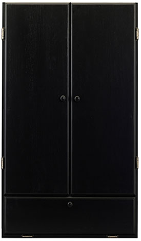 Black Wood Cabinet