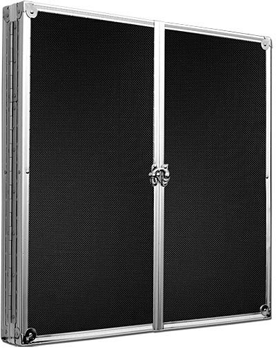 Dart World Black Aluminum Cabinet