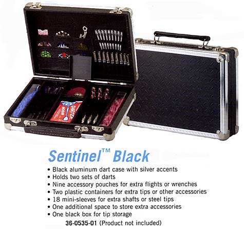 Sentinel  black dart case