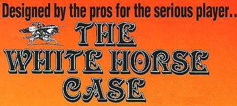 Whit Horse dart case tag