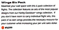 H-D flights six pack