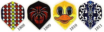 dots, duck, owl, peacock, cat eyes