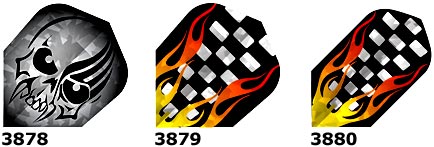 ghost skull, racing flames