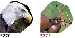 eagle, tiger, deer