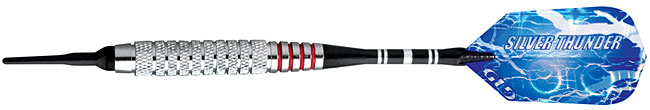 Red Grooves Silver Thunder