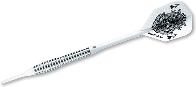 Silver/White Multi Grooves Assassin Plus Dart