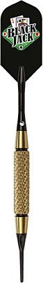 Dart World Black Jack Brass Soft-Tip Darts