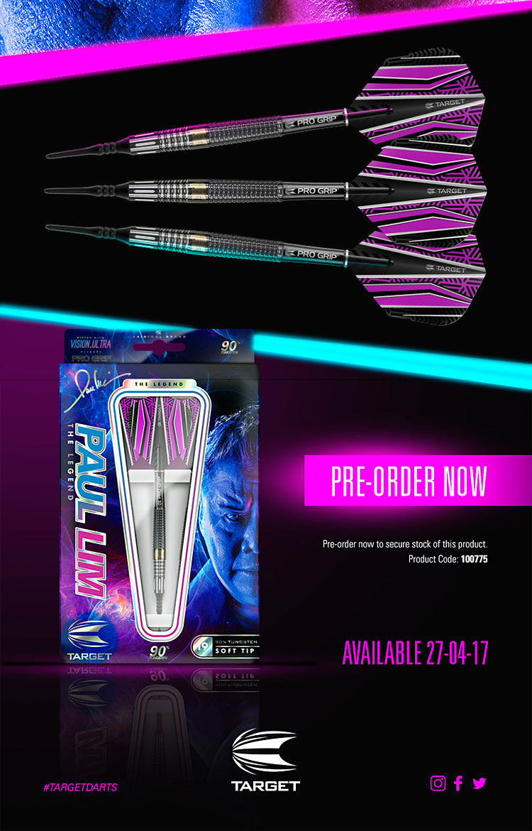 Pre Order Paul Lim Darts