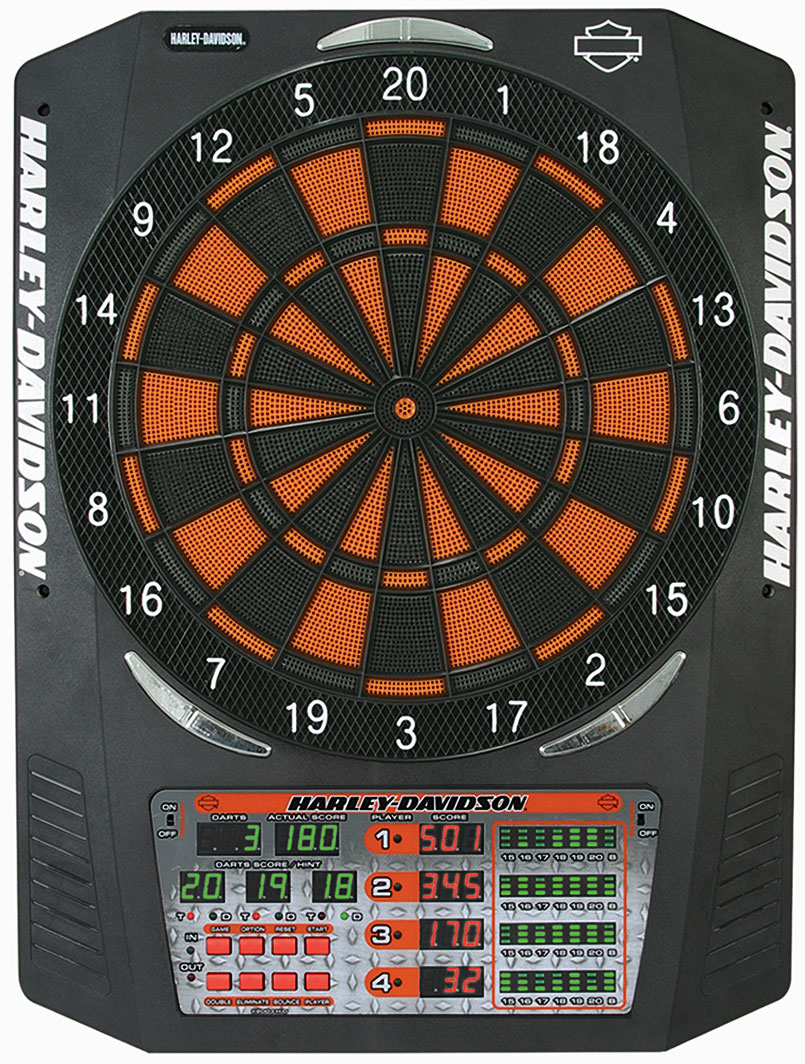 HarleyDavidson Diamond Edge Electronic Dartboard