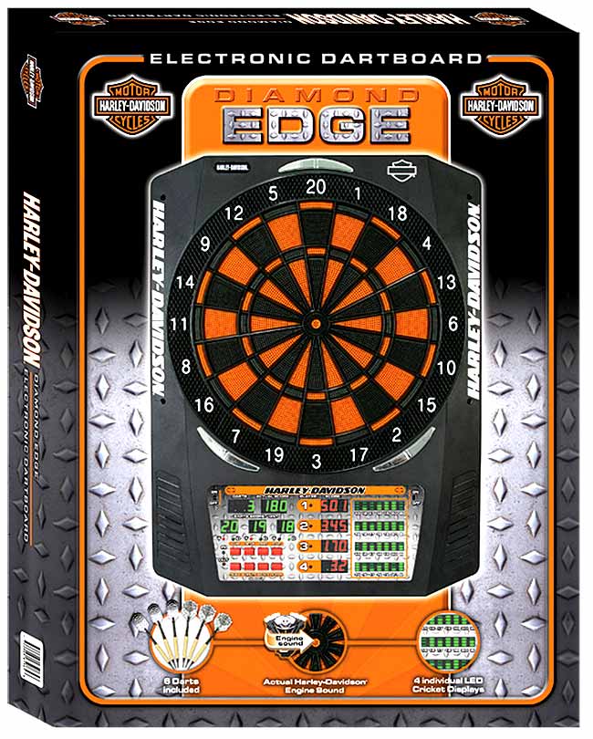 Harley-Davidson Diamond Edge Electronic Dartboard