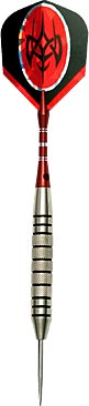 19 grams Ninja Nickel Steel-Tip Darts