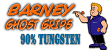 Raymond Van Barneveld Ghost Grip Grand Slam 90% Steel Tip Darts