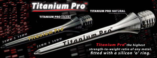 TARGET 30mm  2BA TITANIUM PRO GROOVED NATURAL CONVERSION POINTS 