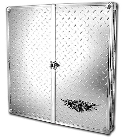 Harley Davidson Diamond Plate Cabinet