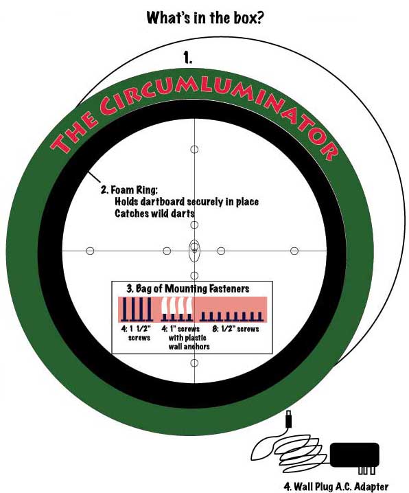 Dartboard Light instructions 1