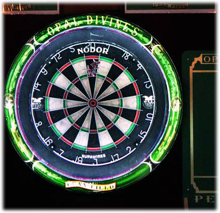 Personalized  Dartboard Light