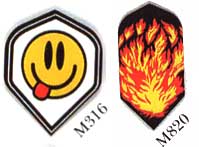 smiley, happy, flames