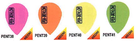 neon teardrop Pentathlons