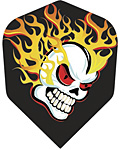 Diving Flaming Skull