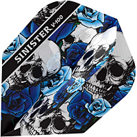 Blue Sinister Skull