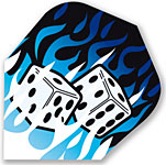 flaming dice