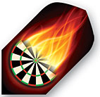 Dartboard Flaming