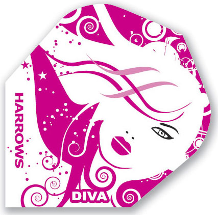 Standard Shape Harrows Diva Dart Flights Diva Curls