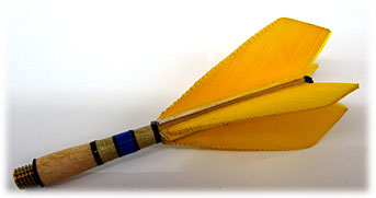 1/4 inch feather darts flights