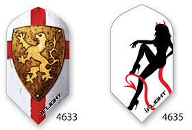 crest shield pin up redhead  devil silouette