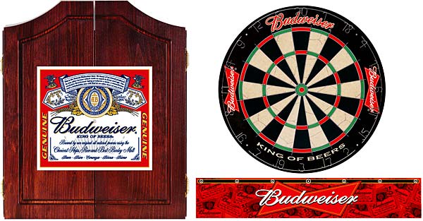 Budweiser Dartboard Package