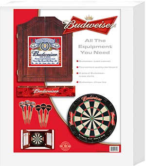 Budweiser Dartboard Package