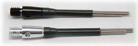 Spider Leg Shafts Black and Silver