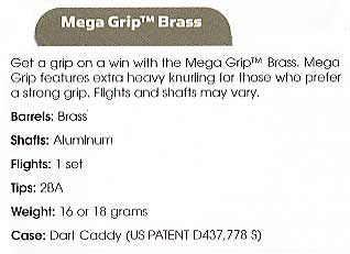 MegaGrip soft tip darts info