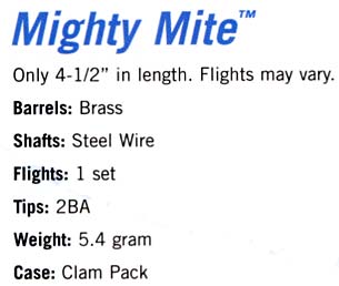 Mighty Mite Darts info