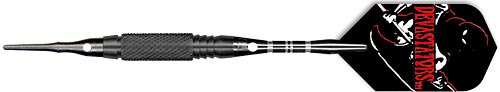 90% Tungsten Devastator Soft-Tip darts Black Steal