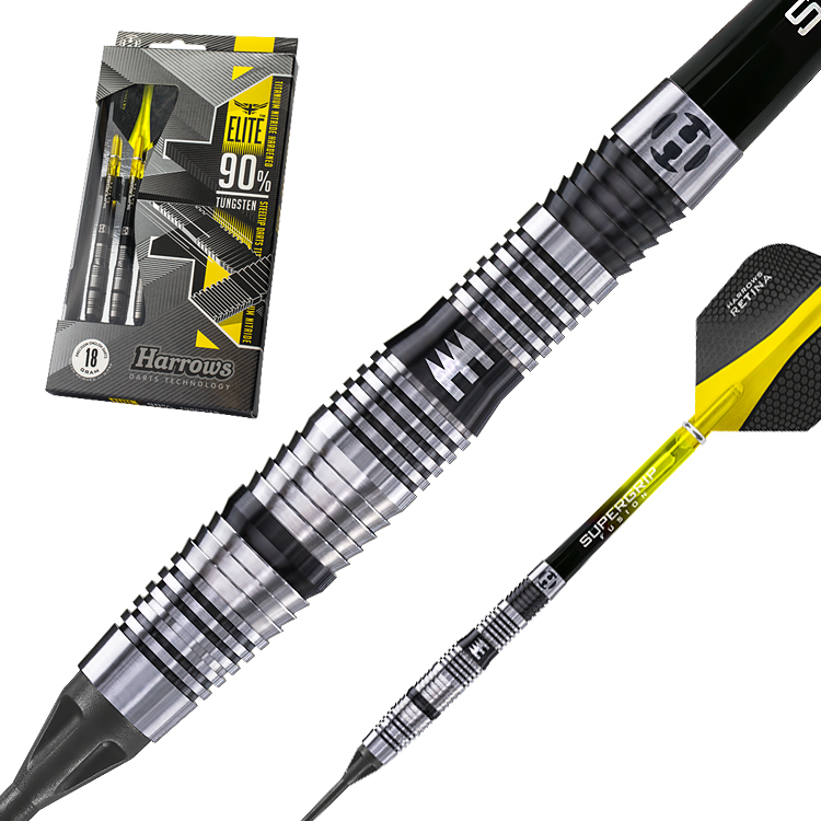 Harrows Elite Darts - soft-tip 90%