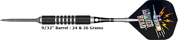 Hammer Head Black Darts