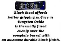 Black Steal Oxide coating